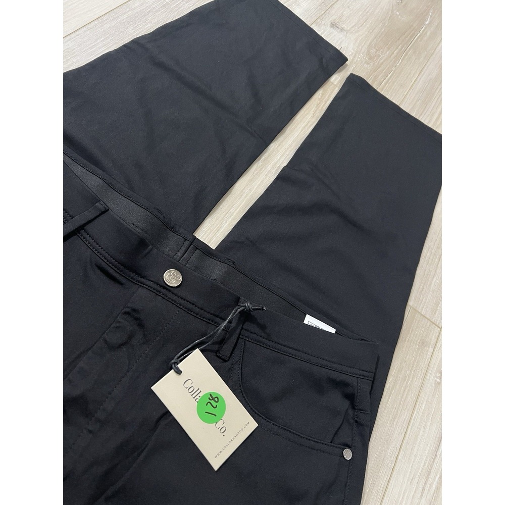 Collars and Co CEO Tech Pull On Pants Black Size 36x32 NWT
